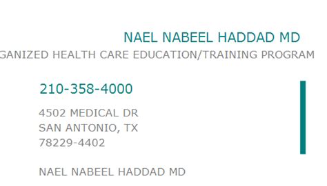 Nael Nabeel Saleem Haddad Presbyterian Healthcare Services